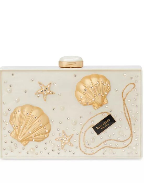 kate spade Handbags - Kate Spade - What the Shell Ocean Scene Small Frame Clutch